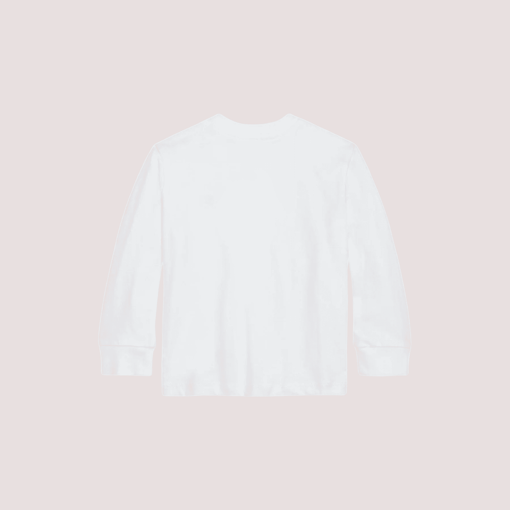 T-shirt Neonato a maniche lunghe Bianco 320843804 /4 POLO RALPH LAUREN 