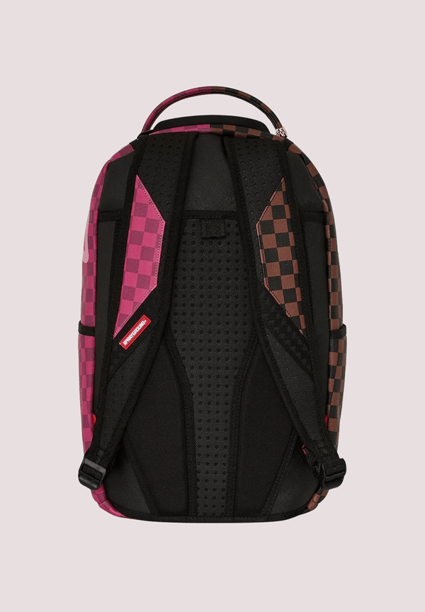 Split Sip Pink Check Dlxsv 910B6286NSZ /N/D SPRAYGROUND 