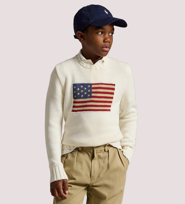 Maglia con bandiera americana sul davanti 323668285 /6 POLO RALPH LAUREN 