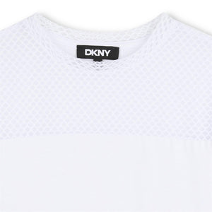 T-shirt con logo D62628 /10P DKNY 