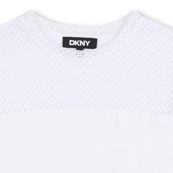 T-shirt con logo D62628 /10P DKNY 
