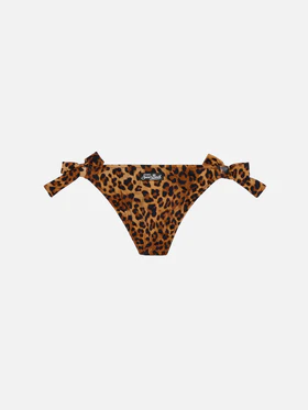 Slip bikini con fiocchi e stampa animalier MC2 Saint Barth ZIP0001 /00190L MC2 SAINT BARTH 