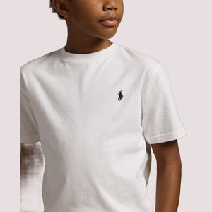 T-shirt in jersey di cotone con scollo a girocollo 323832904 /035 POLO RALPH LAUREN 