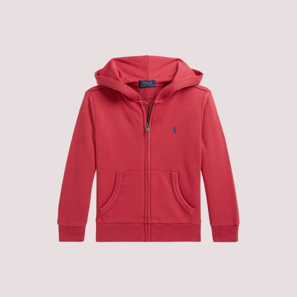 Felpa con cappuccio e zip intera in french terry 322964134 /503 POLO RALPH LAUREN 