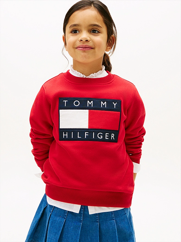 Felpa con logo frontale Tommy Hilfiger KS0KS00709J /XLG TOMMY HILFIGER 