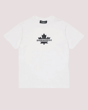 T-shirt in jersey con logo DQ2743 D0AC7 /DQ100 DSQUARED2 JUNIOR 