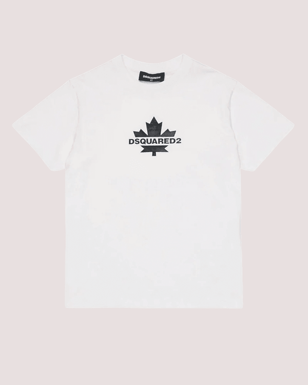 T-shirt in jersey con logo DQ2743 D0AC7 /DQ100 DSQUARED2 JUNIOR 