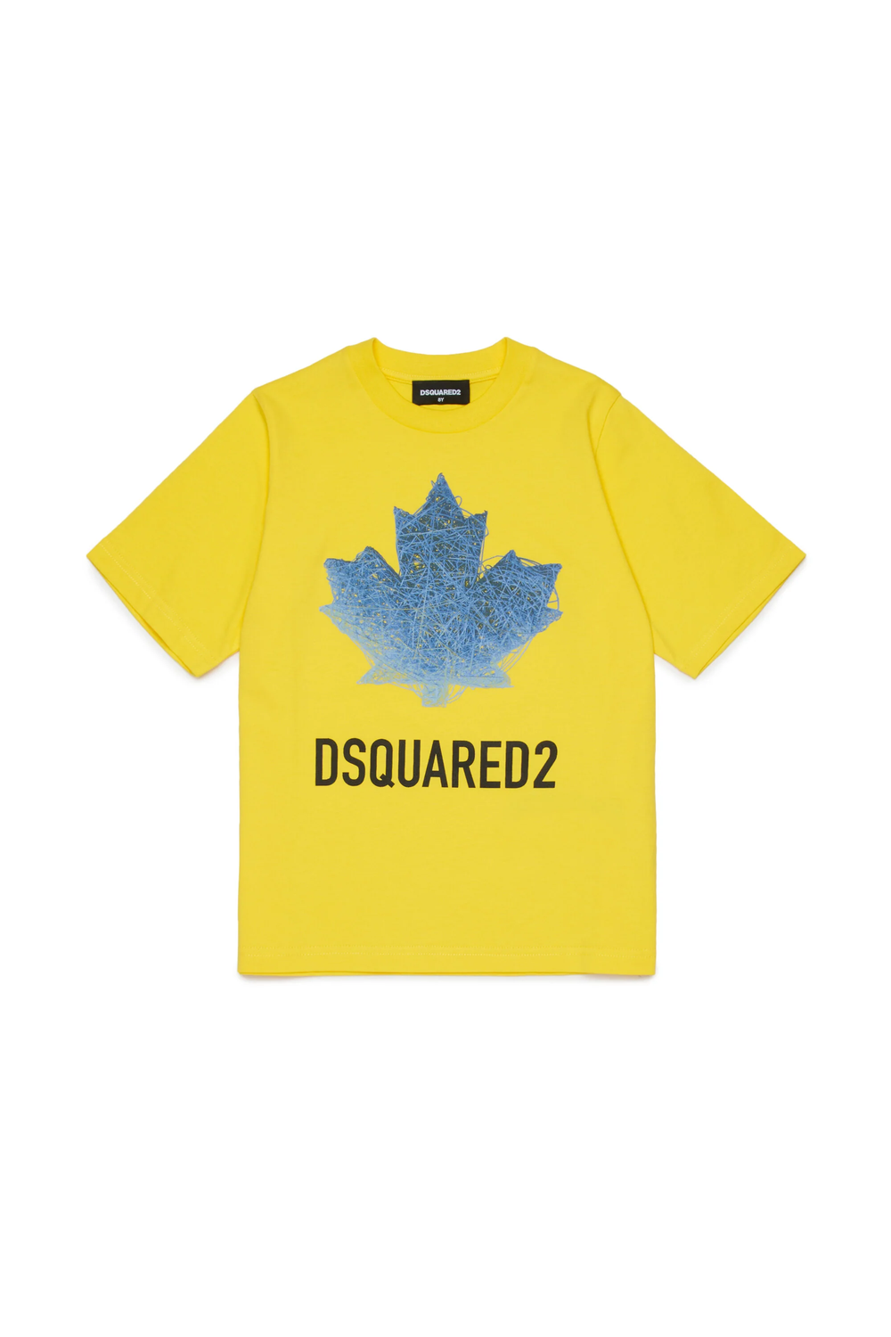 T-shirt con logo DQ3176 D00XM /DQ220 DSQUARED2 JUNIOR 