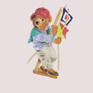 T-shirt in jersey di cotone con l'orso polo 323A12428 /002 POLO RALPH LAUREN 