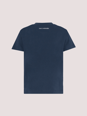 T-shirt con logo ricamato WUM004 LAA54 /42370 PAUL & SHARK 