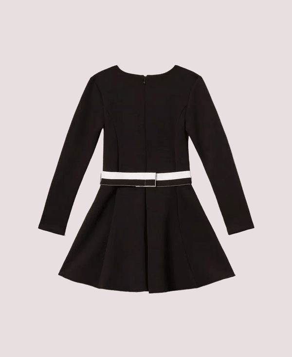 Abito corto in tessuto scuba con cintura 252GJ205B /6 TWINSET 