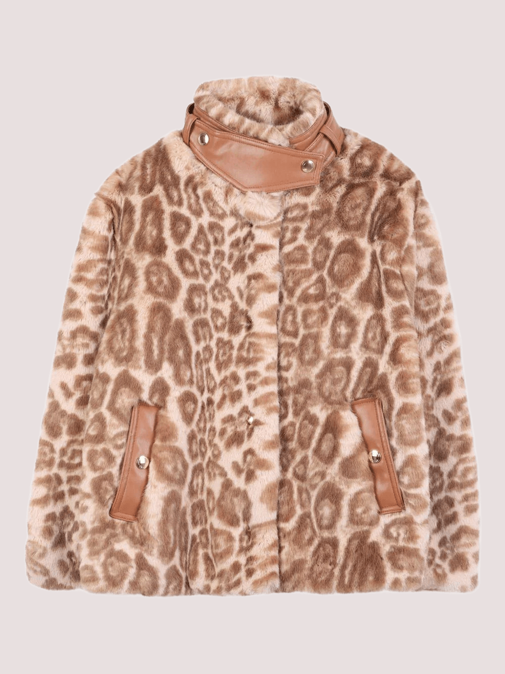 Cappotto animalier con chiusura frontale nascosta C20676 /231 CHLOE 