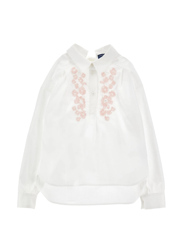 Camicia con ricami Z1G300 7168 /9992 ERMANNO SCERVINO KIDS 