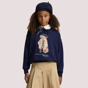 Felpa boxy in pile con orso polo 313979037 /1 RALPH LAUREN 