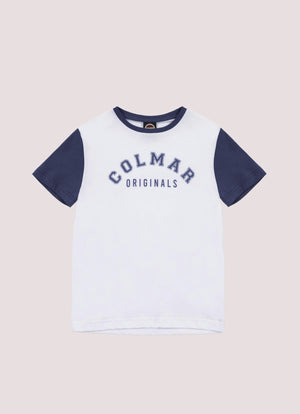 T-shirt logata in cotone 3507 6SH /1 COLMAR 