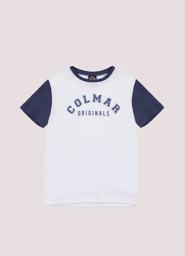 T-shirt logata in cotone 3507 6SH /1 COLMAR 