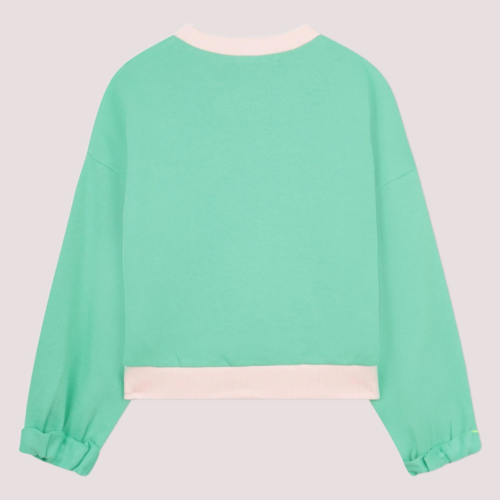 Felpa con stampa in paillettes U21918 /68M BILLIEBLUSH 