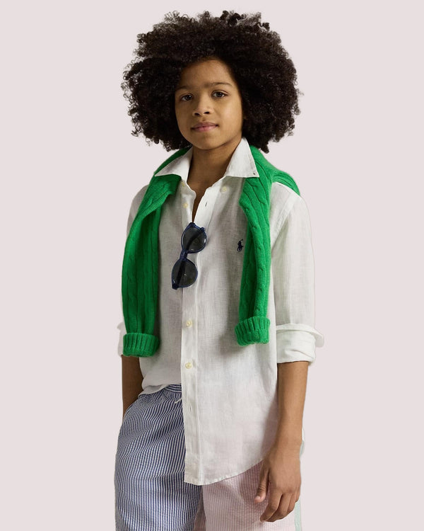 Camicia in lino 323967600 /003 POLO RALPH LAUREN 