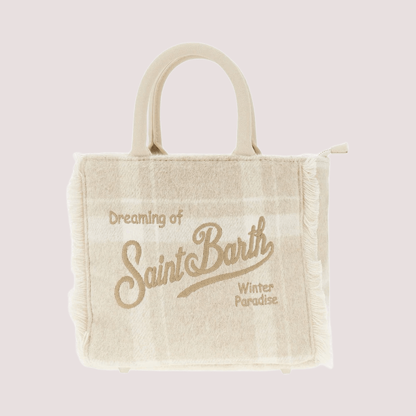 Borsa Vanity Mini Felt in check VAMI024 /01321I MC2 SAINT BARTH 