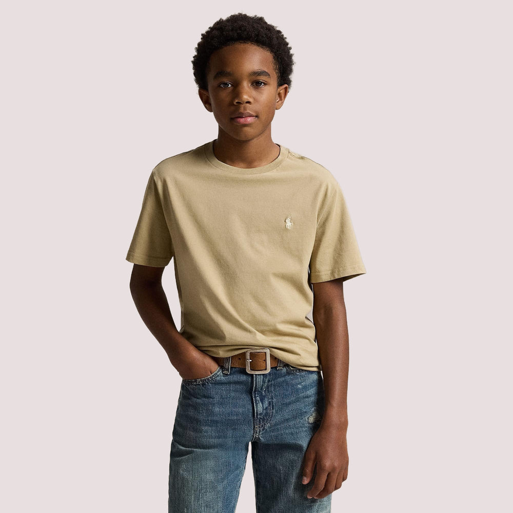 T-shirt in jersey di cotone con scollo a girocollo 323832904 /191 POLO RALPH LAUREN 