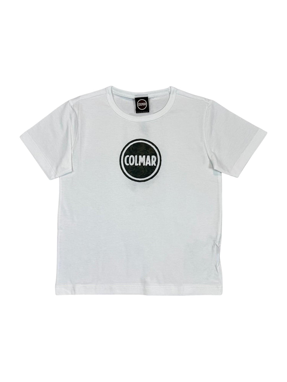 T-shirt bambino bianca in cotone