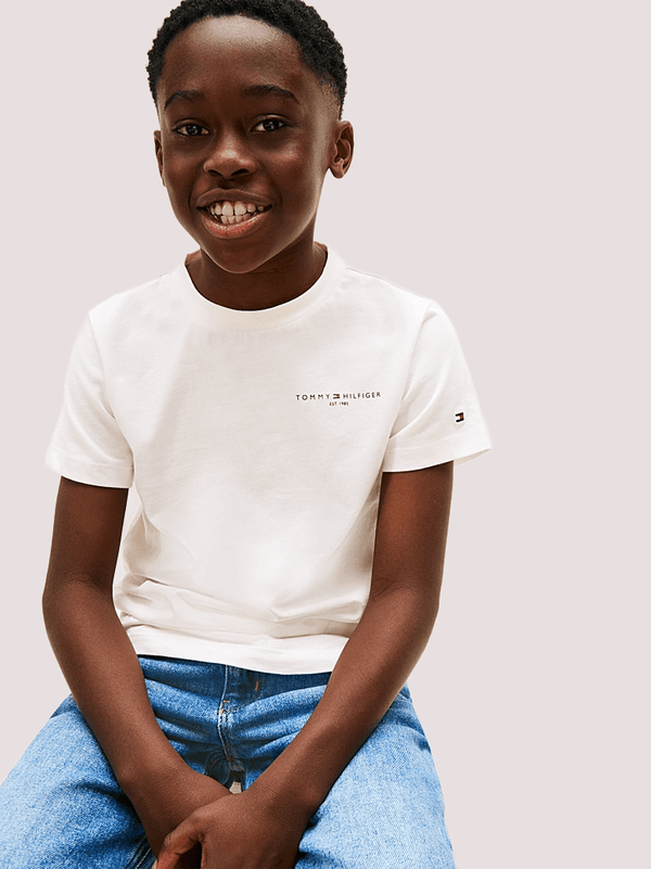 T-shirt con logo Tommy Hilfiger KS0KS00661T /YBH TOMMY HILFIGER 