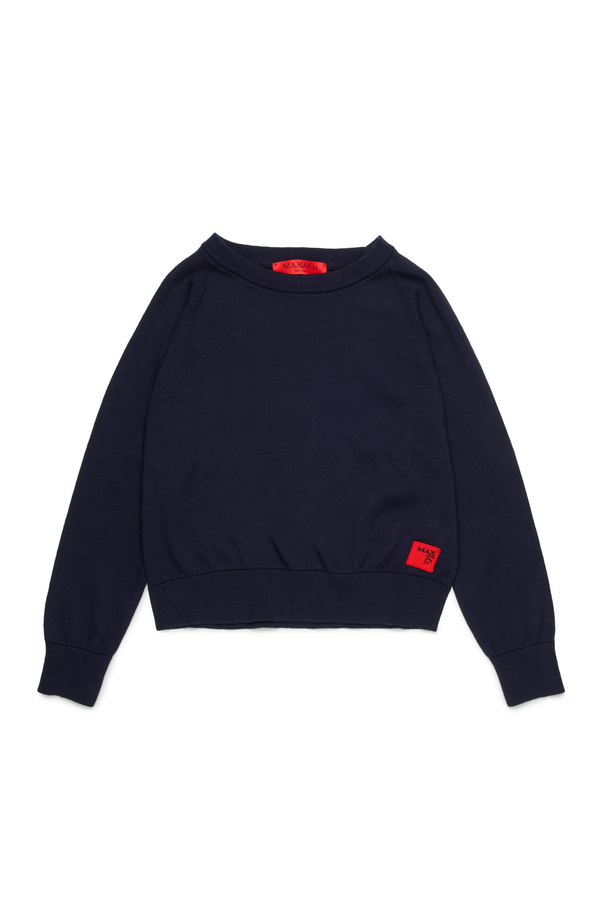 Pullover girocollo con logo MX0295 MX00X /MX854 MAX&CO KID 
