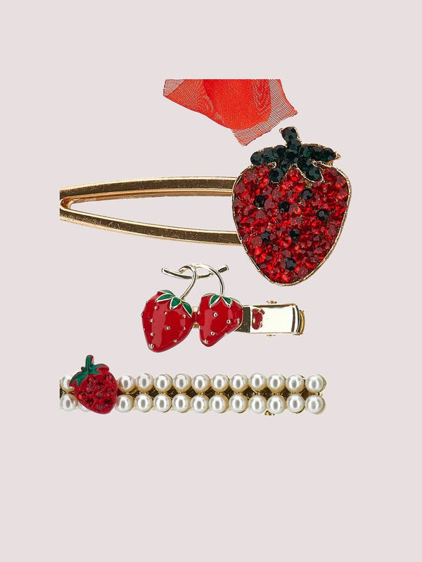 Fermagli Fragola & Perle 39G018 7759 /44 MONNALISA 