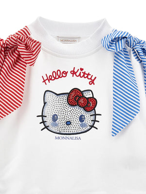 Felpa Hello Kitty con fiocchi 19G607 7012 /99 MONNALISA 